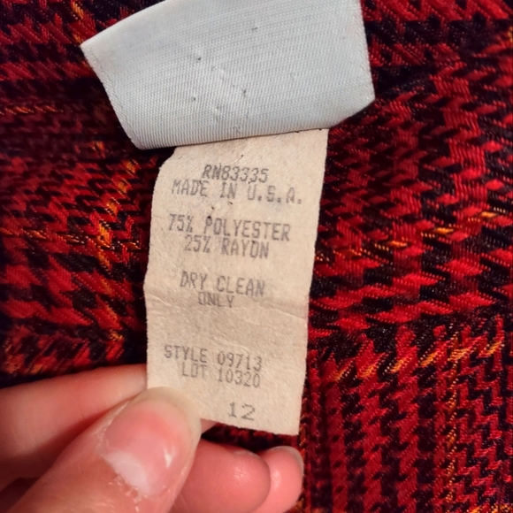 SOLD Super Vintage 1940 Fashion Option ankle length skirt! - Picture 4 of 4